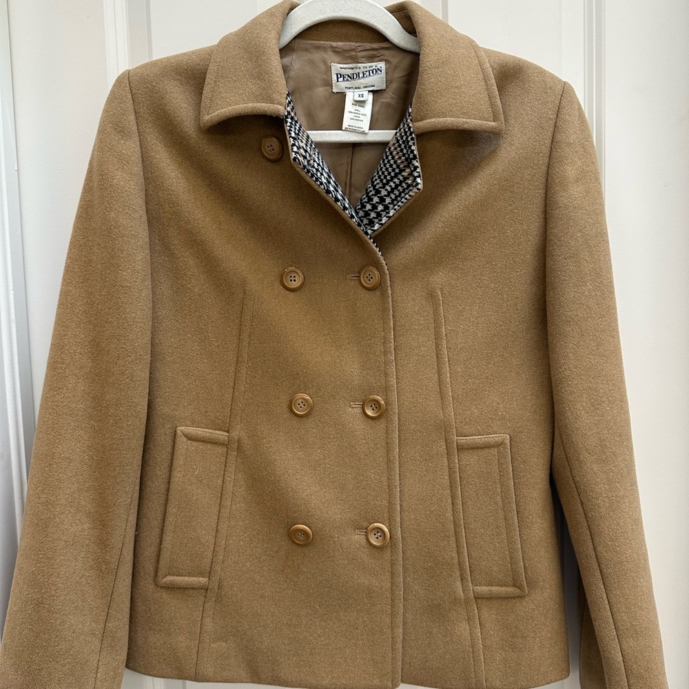 Pendleton Women's Camel Pea Coat
